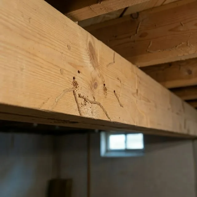 Avant Dégâts de Termites