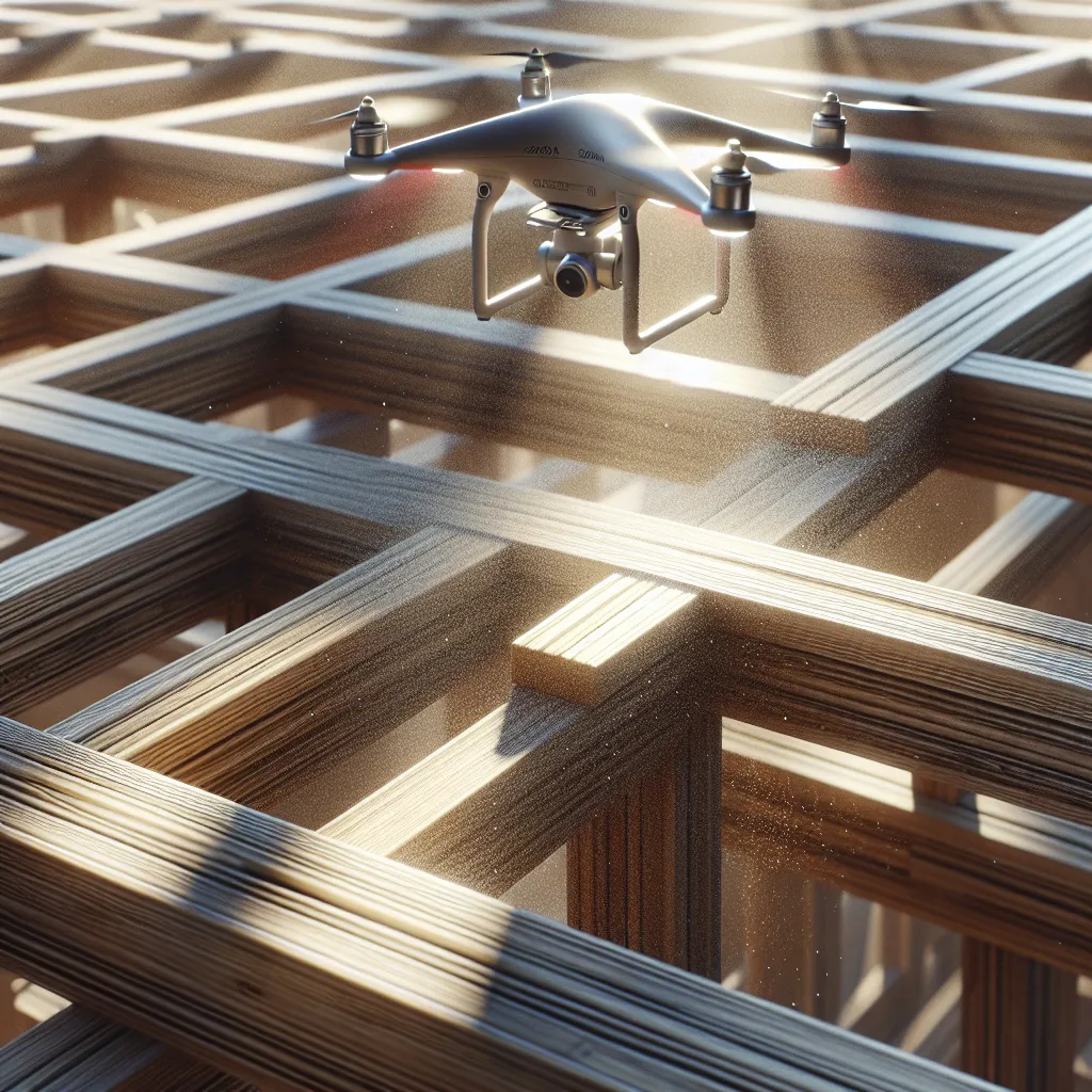 L'Innovation Futuriste: L'utilisation de Drones pour la Surveillance et le Traitement des Charpentes en Bois